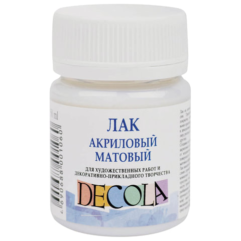 Лак акриловый матовый Decola, 50мл