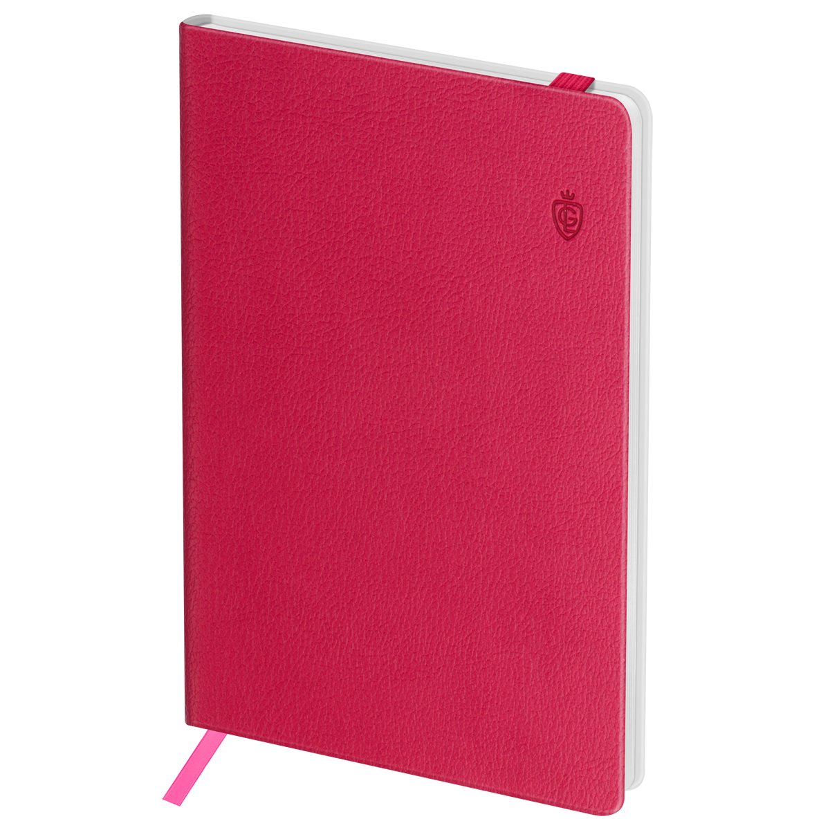 Записная книжка А6 80л. ЛАЙТ, кожзам, Greenwich Line "Classic. Berry", с резинкой, фактурное тиснение, блок в клетку NA6_51753