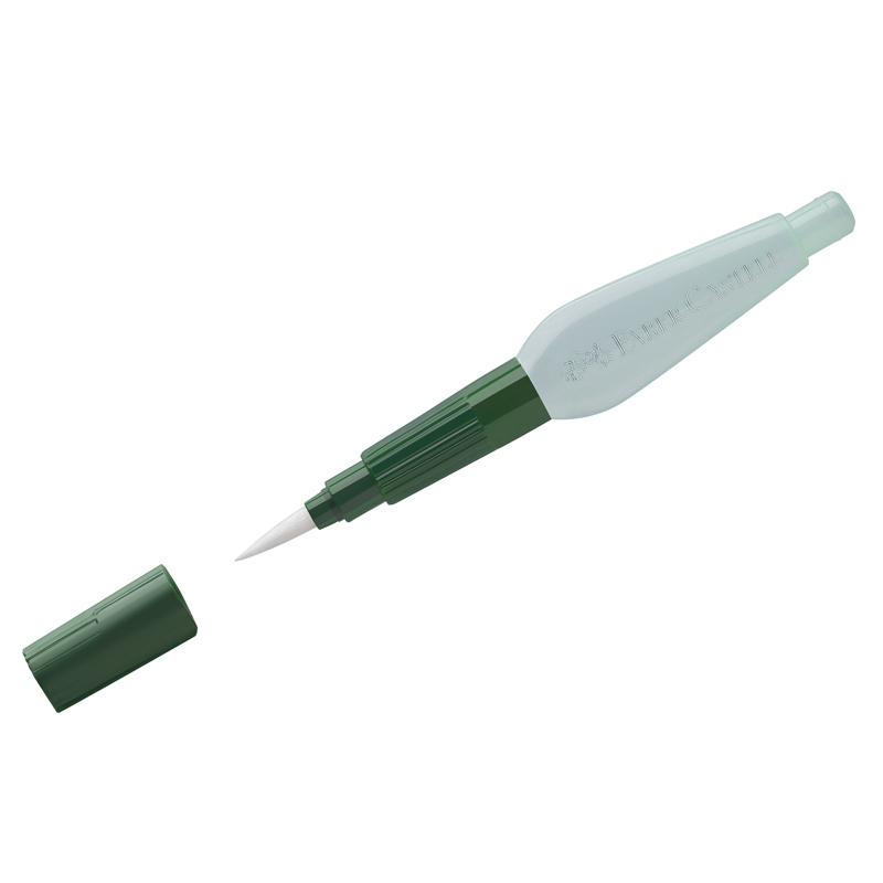Кисть с резервуаром Faber-Castell "Water Brush" круглая, синтетика, резервуар 6мл