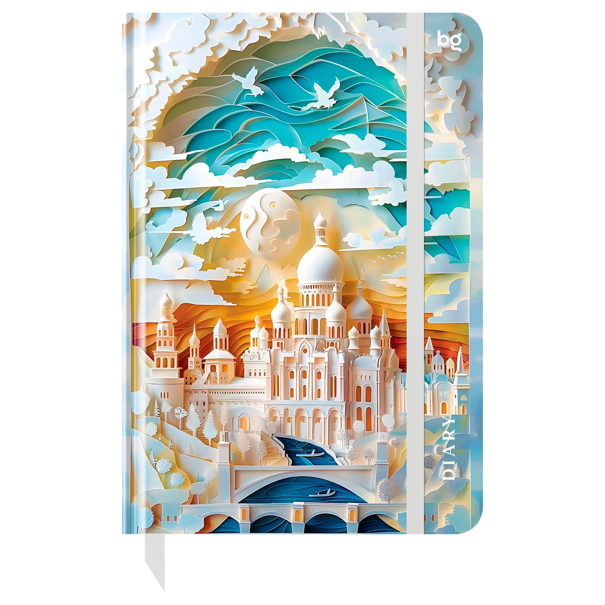 Ежедневник недатированный А5, 136л., 7БЦ BG "Paper Art. Istanbul", матовая ламинация, выборочный лак