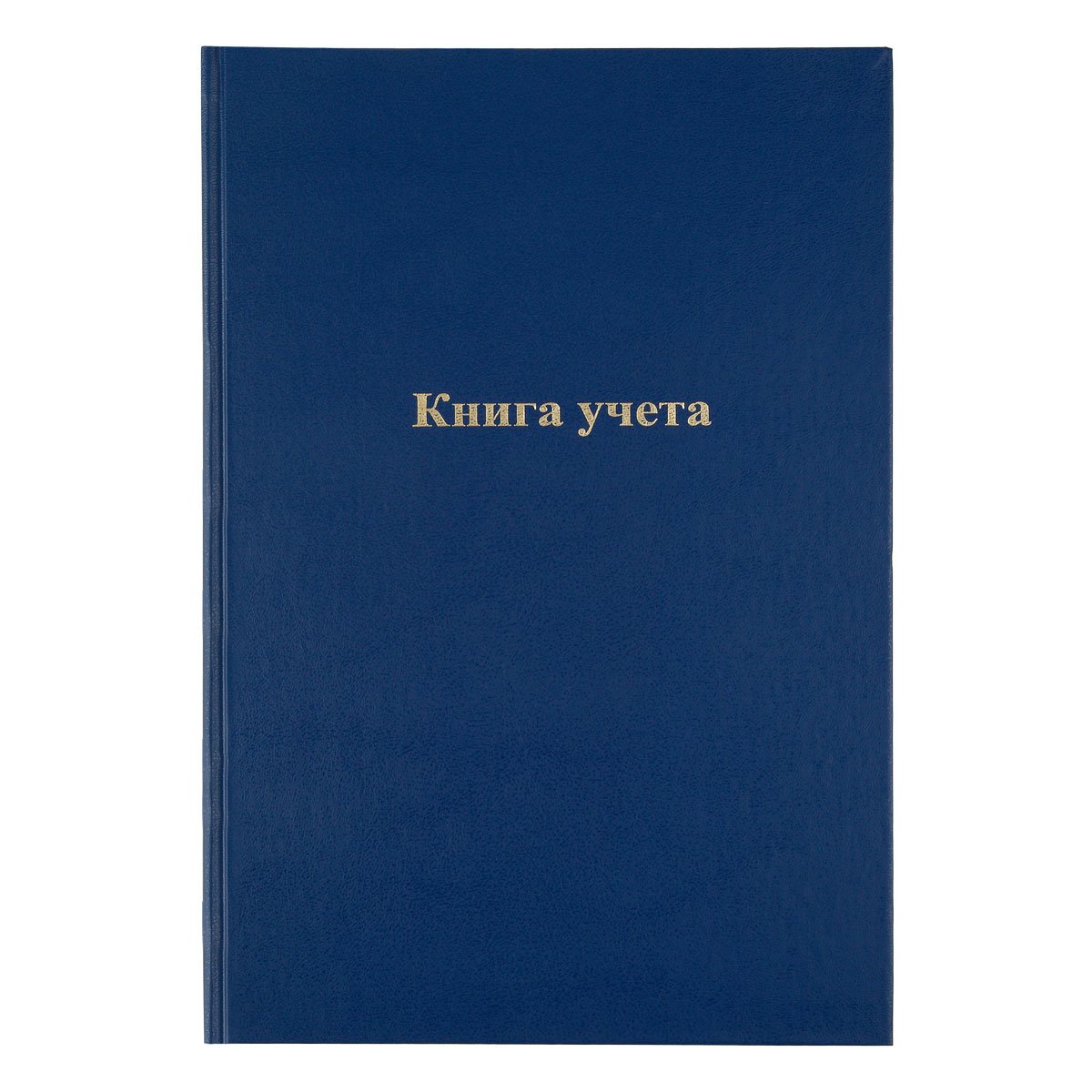 Книга учета OfficeSpace, А4, 144л., пустографка, 200*290мм, бумвинил, синий, блок офсетный