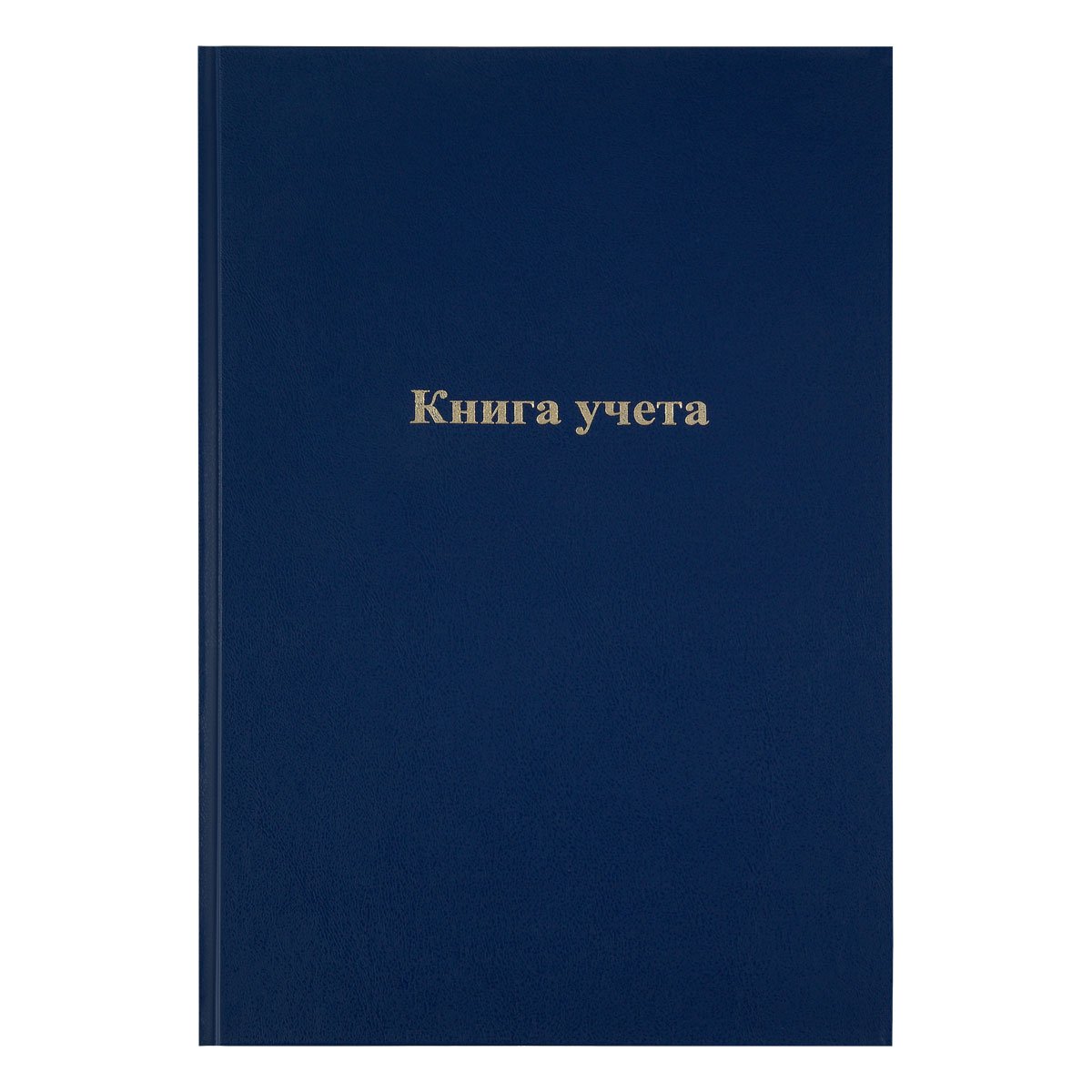 Книга учета OfficeSpace, А4, 192л., клетка, 200*290мм, бумвинил, синий, блок офсетный