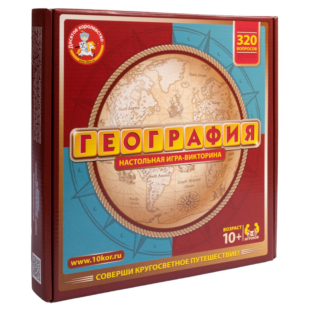 Игра настольная Десятое королевство "Викторина География"