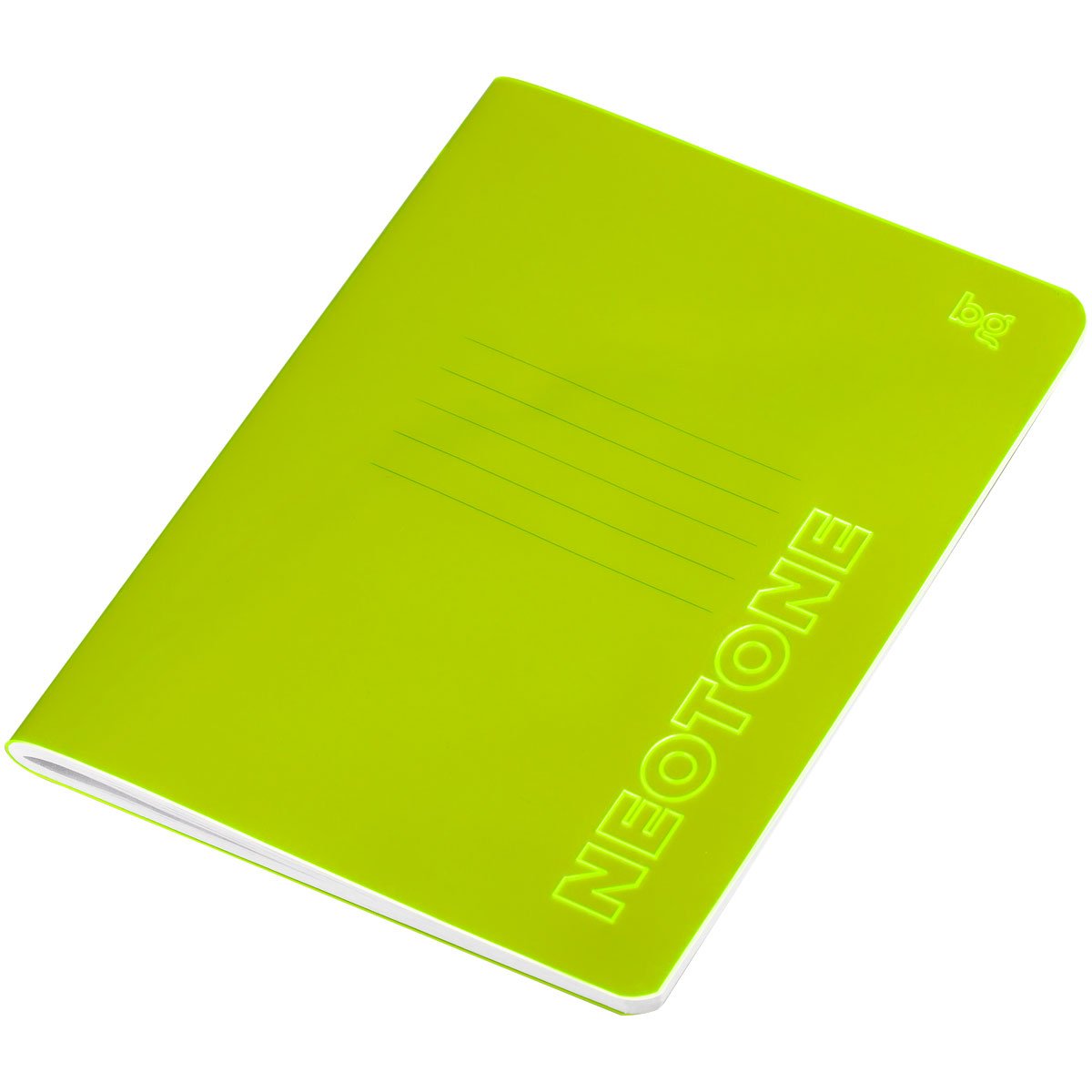 Записная книжка А6 50л. на сшивке BG "Neotone", желтый, фактурное тиснение, блок в точку 80г/м2 NA6t50d_61085
